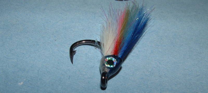 DNA Premium Saltwater Flies 6 Sprat Anchovy Nat / Blue Back 1/0  