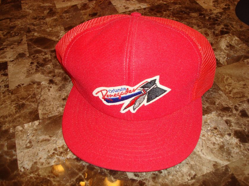 ORLANDO RENEGADES USFL 80S HAT CAP VINTAGE SNAPBACK  