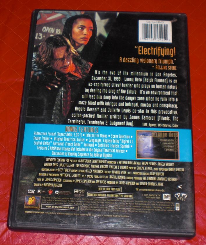   DAYS movie dvd Ralph Fiennes, Angela Bassett 086162104251  