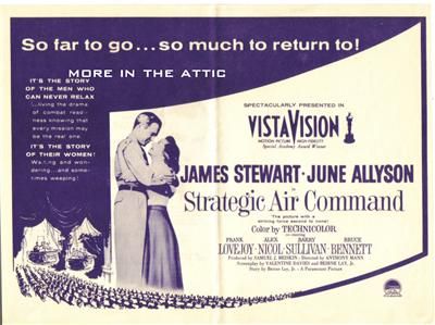 JAMES JIMMY STEWART ANTHONY MANN STRATEGIC AIR COMMAND ORIG US MOVIE 