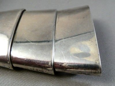 HUGE Vintage 1950s Modernist ANTONIO PINEDA Taxco 970 Silver BELT 