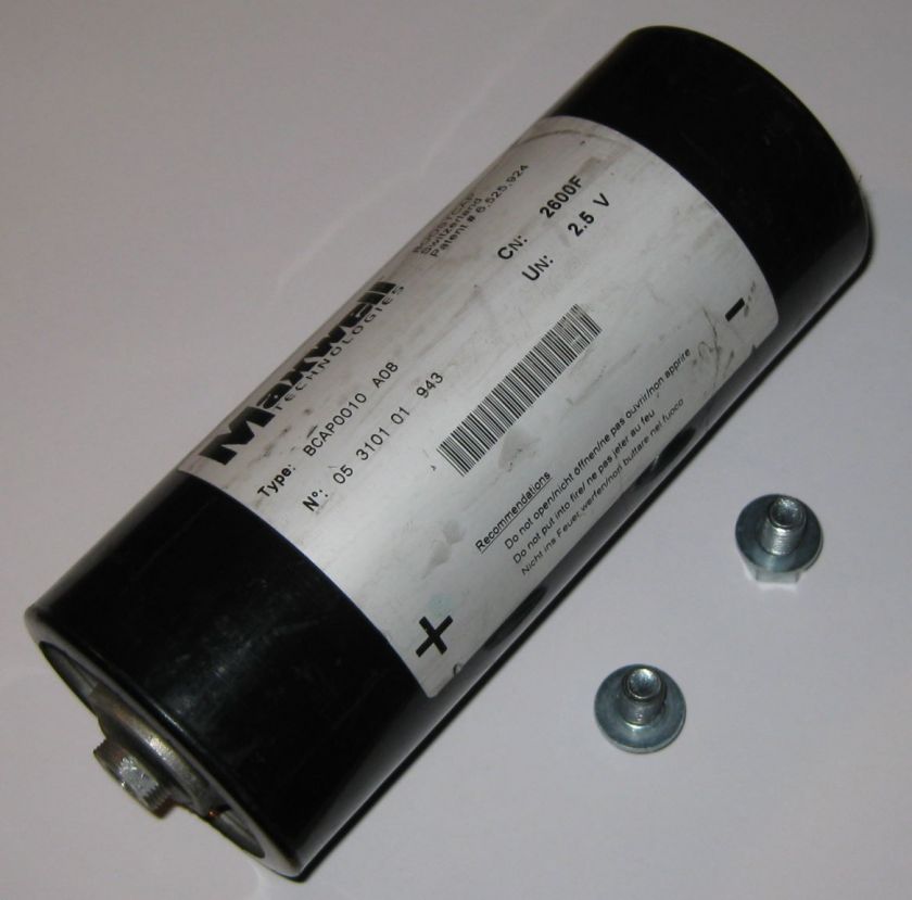 Maxwell 2600 Farad Capacitor   2600F Boostcap Ultracapacitor   2.5V 