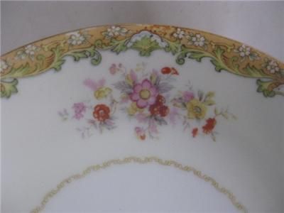 Occupied Japan Kingswood China ARAGON floral 7.5 Soup Dessert or 