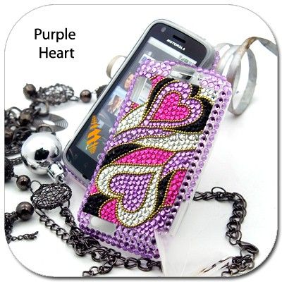 BLING Rhinestone Skin Case Motorola ATRIX 4G MB860  