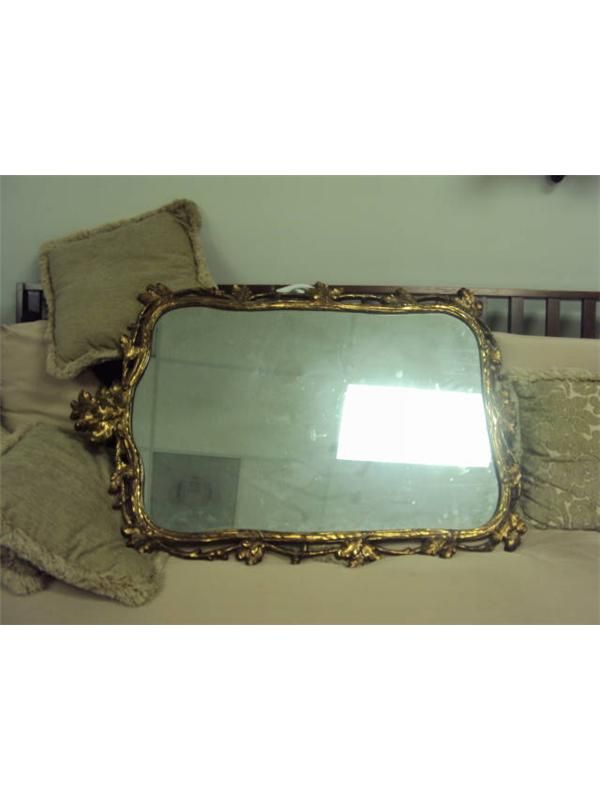 Vintage Turner wall accessory mirror with antique frame  