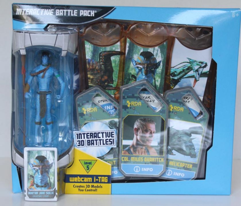 AVATAR Interactive 3d battle pack Jake Sully biolume  