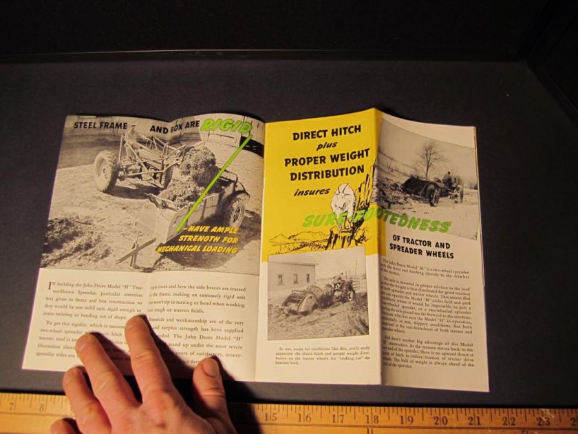 1948 John Deere H Tractor Spreader Dealer Catalog  