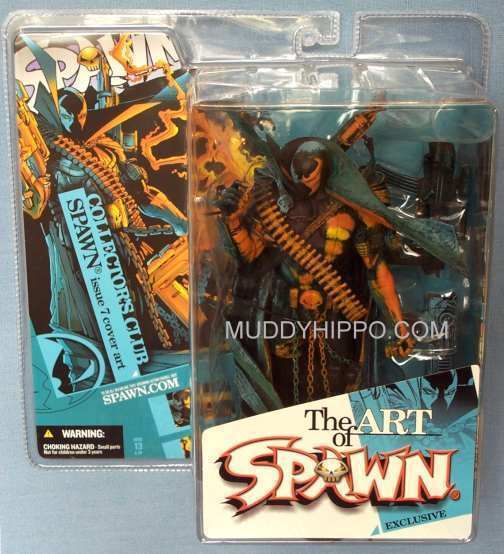 Todd McFarlane Toys BLUE SPAWN Collectors Club cc Exclusive Repaint 