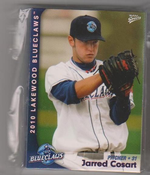 COMPLETE 2010 LAKEWOOD BLUECLAWS TEAM SET MINOR LGE  