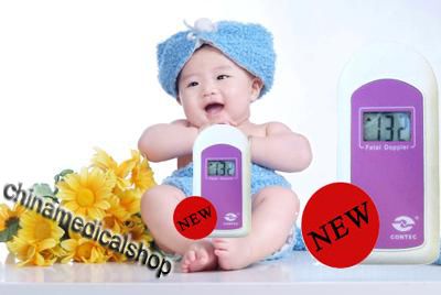 Prenatal Fetal Doppler, Baby Heart beat Monitor, LCD display, Free GEL 