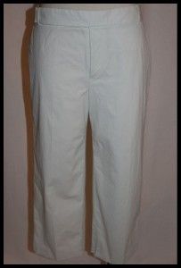 Crop/Capri Pants BANANA REPUBLIC Stretch Ivory  Sz 8  