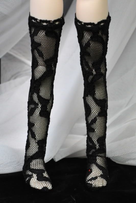 Black Lace Stockings Little Junior Alice in Labyrinth Minoru World 