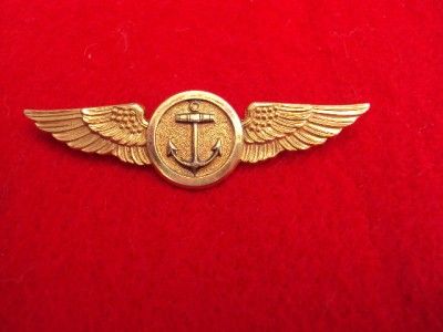 Authentic WWII USN Pilot observer wings  