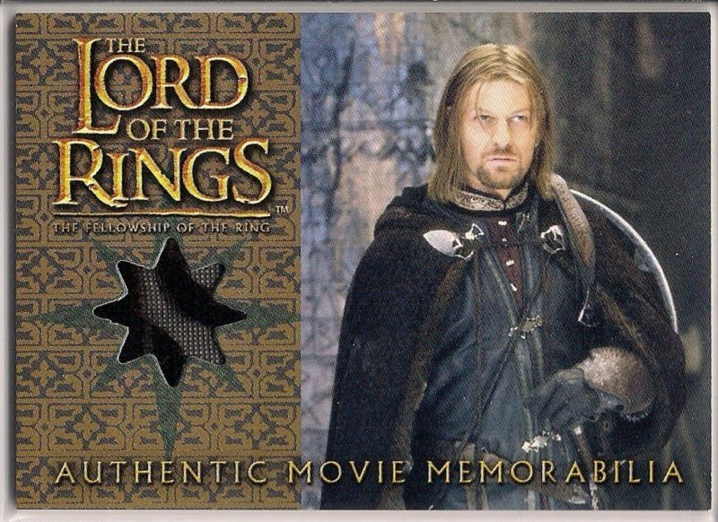 LORD OF THE RINGS FOTR COSTUME CARD BOROMIR CLOAK LOTR  