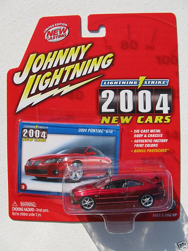 JOHNNY LIGHTNING R1 LIGHTNING STRIKE 2004 PONTIAC GTO  