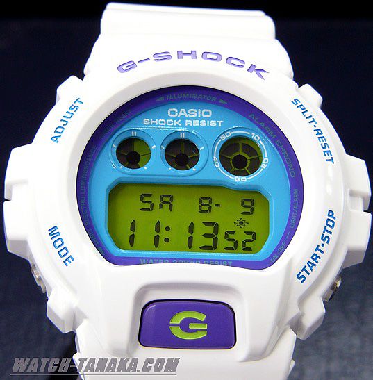 CASIO GSHOCK CRAZY COLOR WHITE WATCH NEW DW6900CS 7  