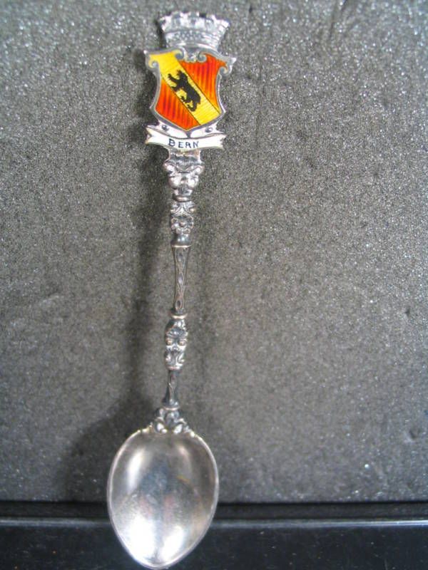 Vintage .800 Silver BERN SWITZERLAND SOUVENIR SPOON  