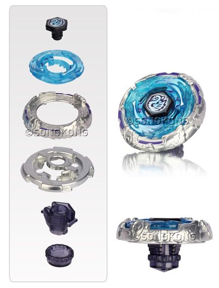 BeyBlade 4D Kreis Cygnus BB124 Metal Fusion Fight Masters Launcher 