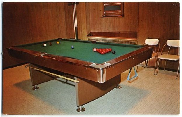 Post Card Home Billiard Table Ontario Supply Co.  