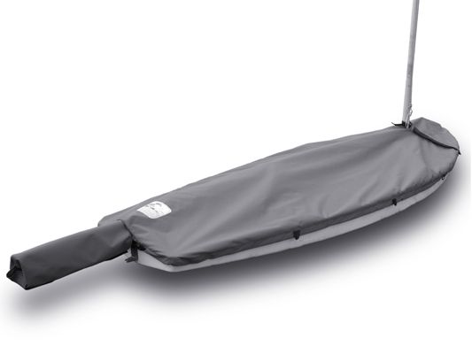 Sunfish Sailboat   Boat Mast Up Cover   Gray Poly  