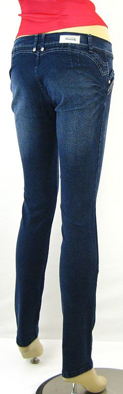 Womens Butt Lifter Brazilian&Colombian Style Low Rise Skinny Washed 