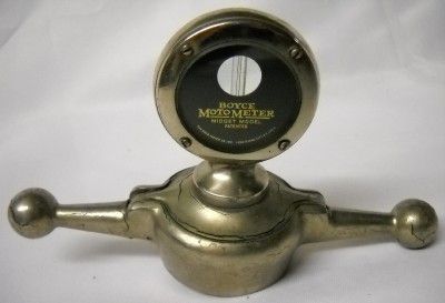 Boyce Moto Meter Midget Model Radiator Cap Hood Ornament  