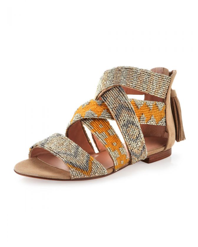 Pencey Dante Beaded Sandal  