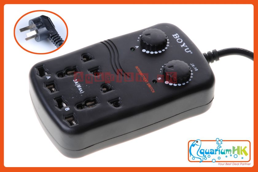 Aquarium BOYU Intermittent Timer Switch for Wave Maker Fountain JX10