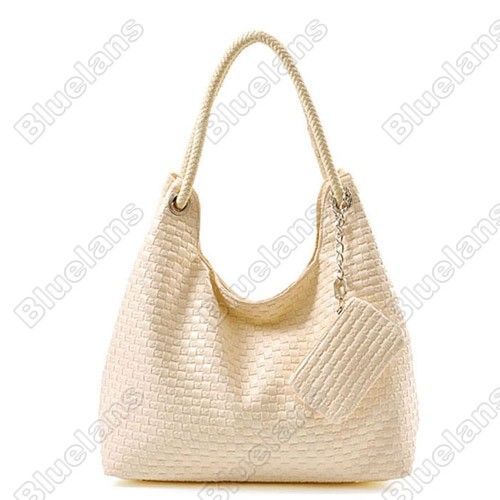 Fashion Women Bag Candy Knitting Bags Straw Bags Shoulder Bag Satchel 