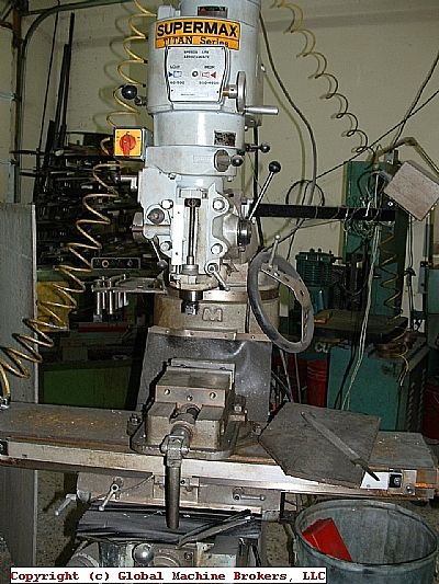 SUPERMAX 9X42 KNEE MILLING MACHINE  