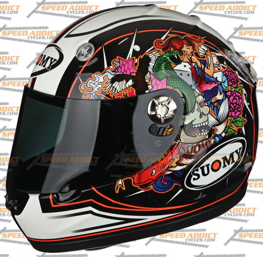 Suomy Vandal Mirror Full Face Motorcycle Helmet Large  