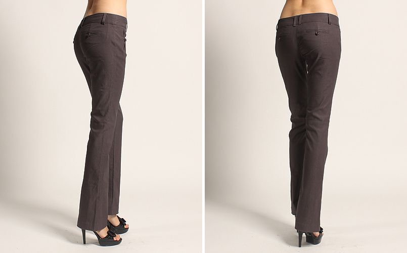   Tailored Low Rise STRETCH TROUSERS Dress Up Suiting REGULAR Pants