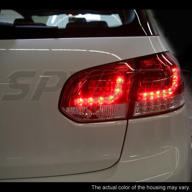 VW GOLF GTi SMOKE MK6 LED STRIP TAIL REAR LIGHTS LAMP  