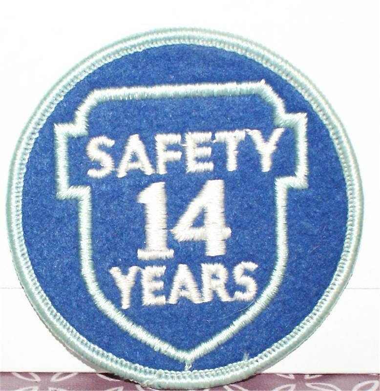 RETRO VINTAGE GREYHOUND BUS DRIVER PATCH SAFE DRIVER  