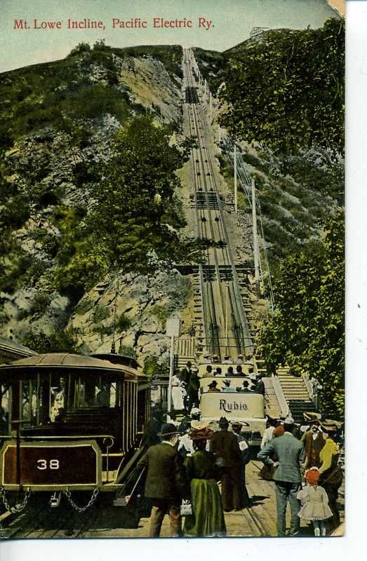 MT. LOWE INCLINE PACIFIC ELECTRIC RAILWAY CALIFORNIA PC  