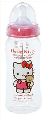 HELLO KITTY CALABASH CURVE FEEDING BOTTLE 360ML  