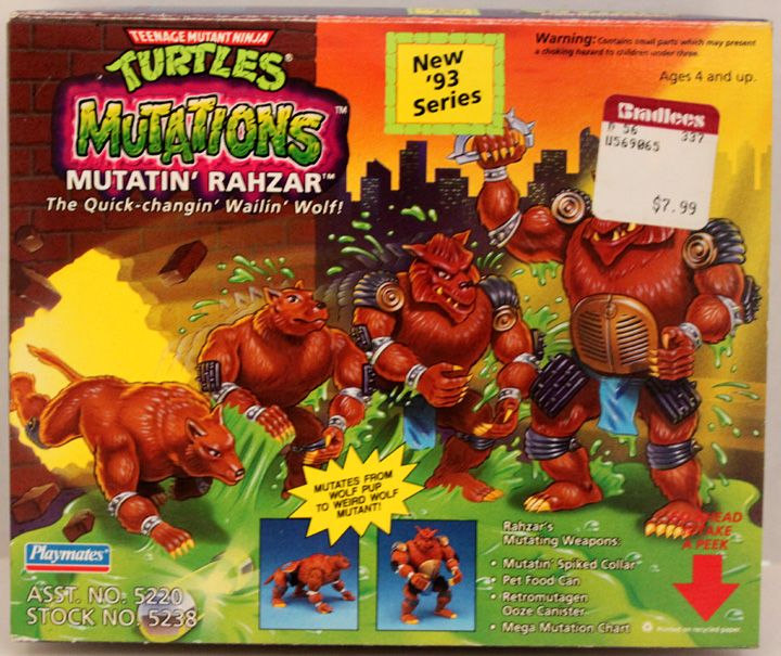 TMNT MUTATIN RAHZAR TEENAGE MUTANT NINJA TURTLES MINT IN BOX 