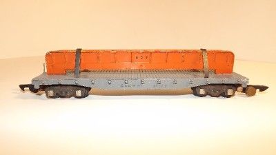 Vintage American Flyer Lines Steel Beam Car C.& N.W. RY. Flatbed Car 