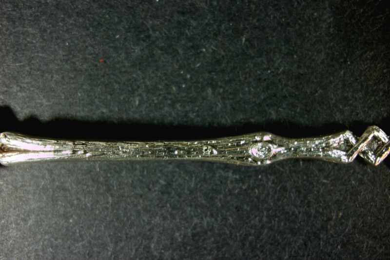 Antique Norway Stavekirk Chapel 830 Fine Silver Demitasse Spoon  