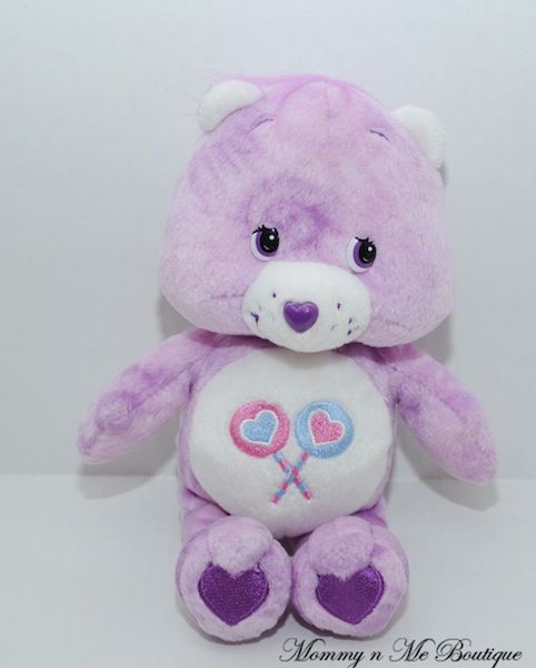 2003 TCFC Care Bears Swirls Share Bear 8 Plush Toy  