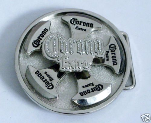 CORONA EXTRA SPINNING SPINNER METAL BELT BUCKLE BUCKLE  