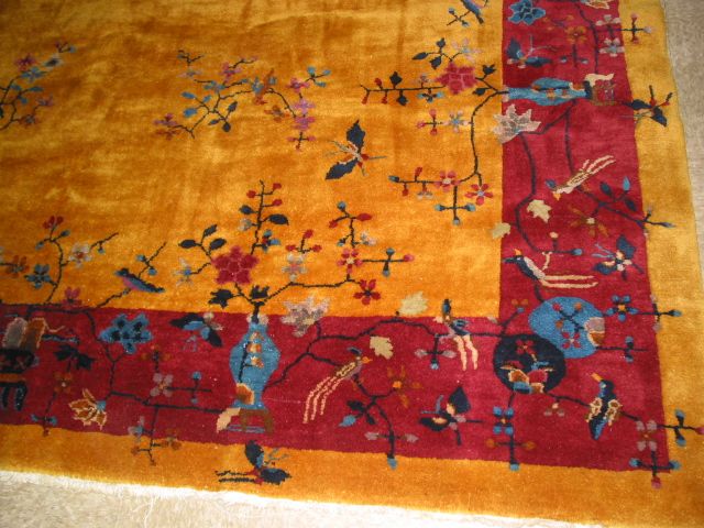 Antique Art Deco Nichols Chinese Rug B 7936  