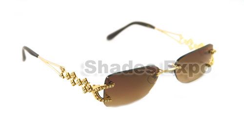 NEW CAVIAR SUNGLASSES CR 1656 GOLD C16 CR1656 AUTH  