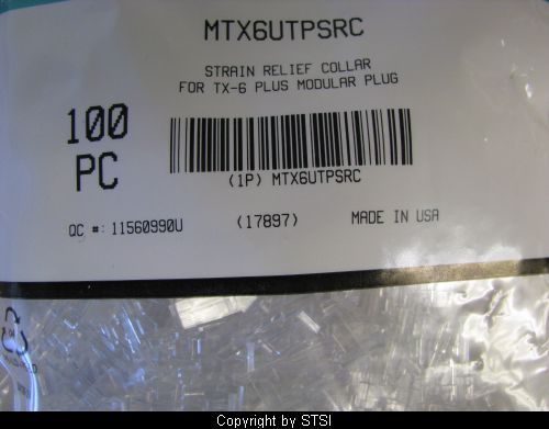 Panduit SP688 C TX6 Cat6 Snagless Modular Plug ~STSI  