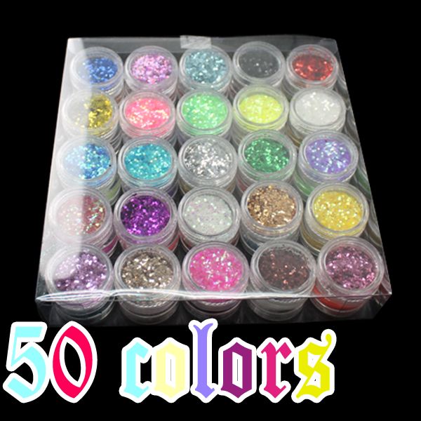   Glitter Dust Powde Gel Nail Art Make Up Body Tattoo Painting  