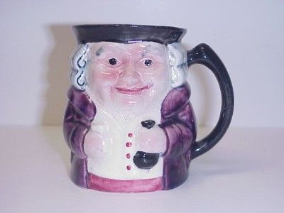 TOBY CHARACTER JUG PITCHER SHORTER & SON  