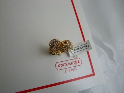 COACH Beach Ring Set 95602 Size 6  