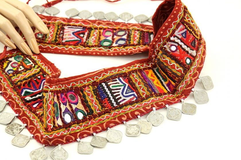 Rabari Kutch Bellydance Tribal BELT with Coins 763x9  