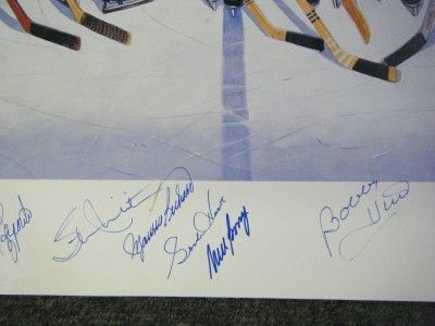 16 SIGNED AUTOGRAPHS 500 GOAL NHL HOCKEY PLAYERS LTD ED HULL GRETZKY 