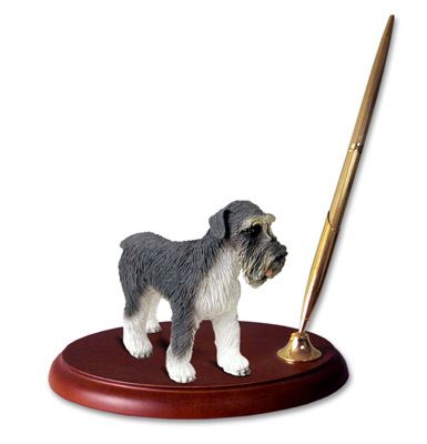 Schnauzer Decorative Pen Set. (6 Coat Styles) Home Decor Dog Products 